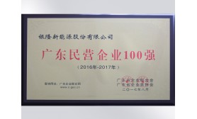 2016廣東民營企業100強