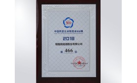 2018中國民營企業制造業500強